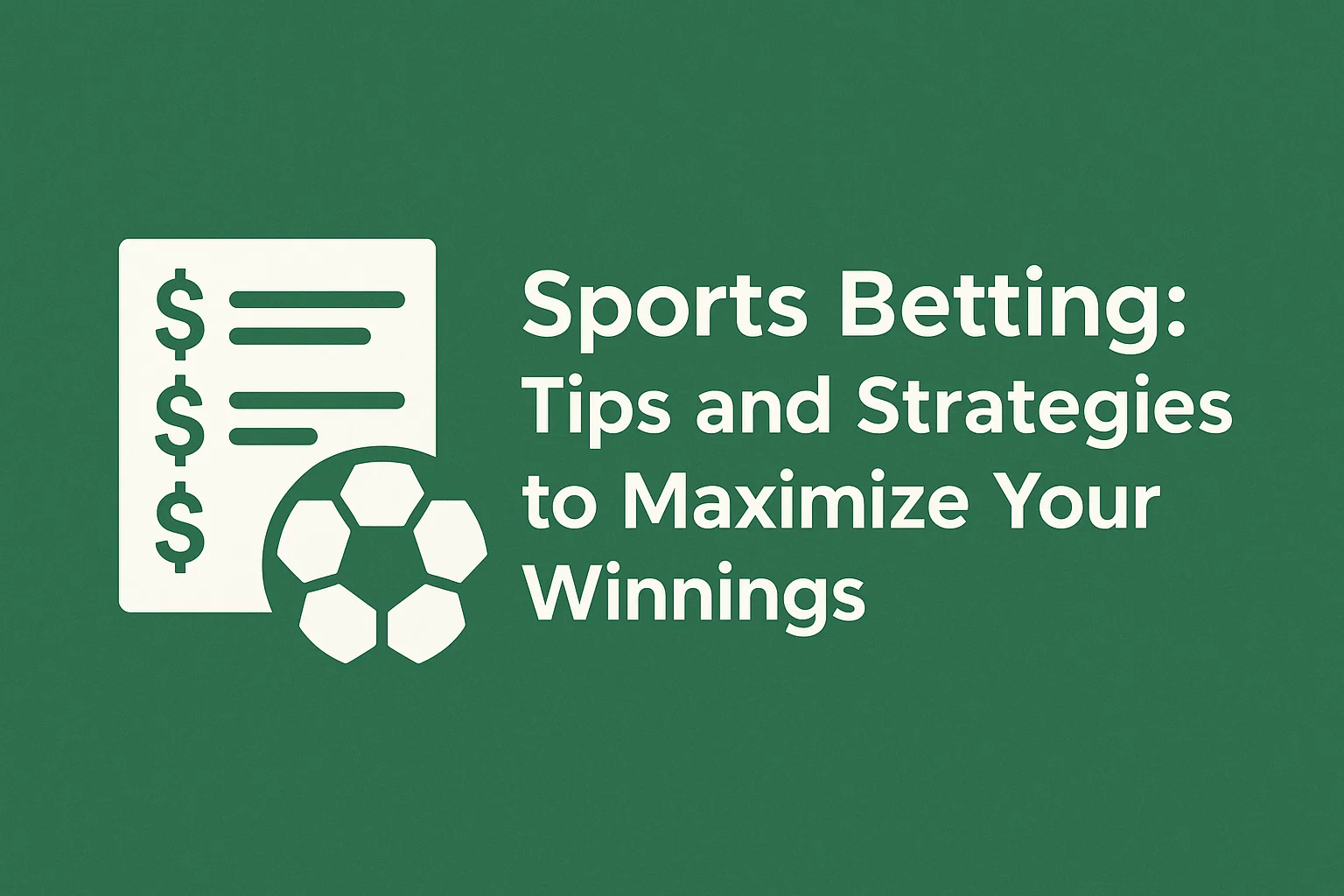 Sports Betting: Tips and Strategies to Maximize Your Winnings