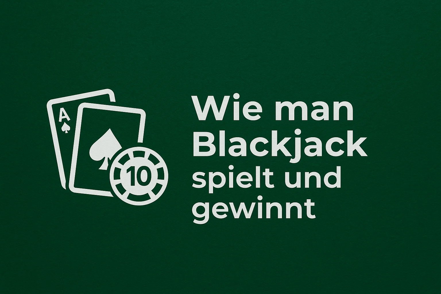 Wie man Blackjack spielt und gewinnt