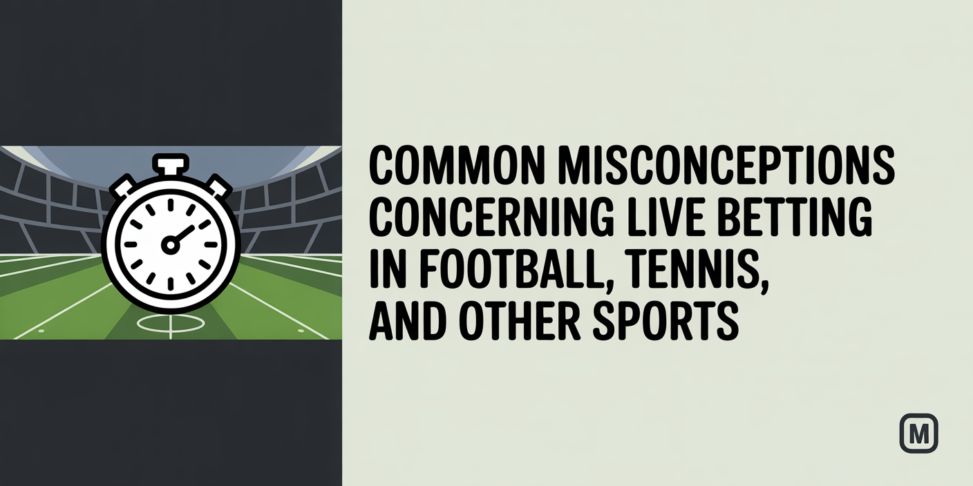 Common Misconceptions Concerning Live Betting in Football, Tennis, and Other Sports
