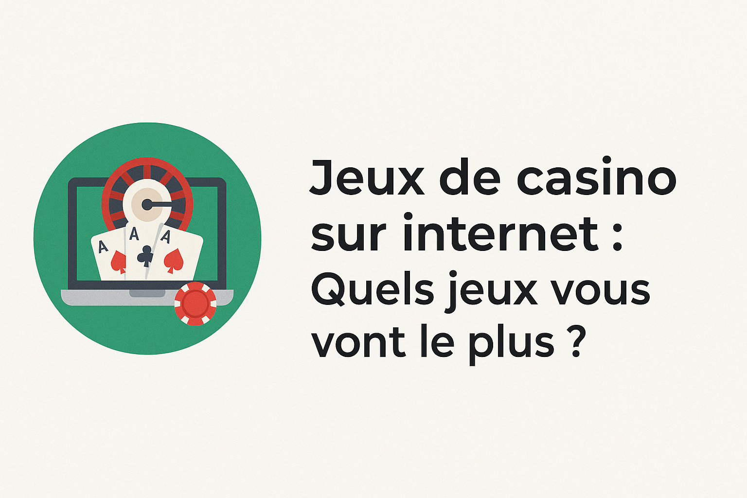 Jeux de casin͏o s͏ur internet : Quels jeux vous vont le plus ?